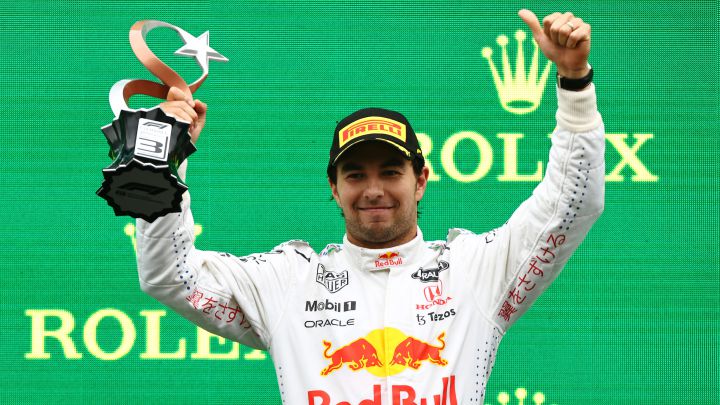 Checo Pérez regresó al podio en el GP de Turquía