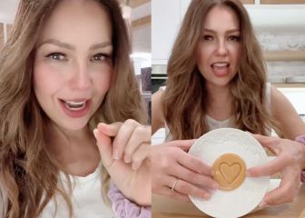 El juego del calamar: Thalía se une al reto de la galleta dalgona