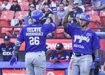 Yaquis barre a Águilas y se monta a la cima de la LMP