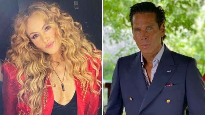 Roberto Palazuelos y Paulina Rubio