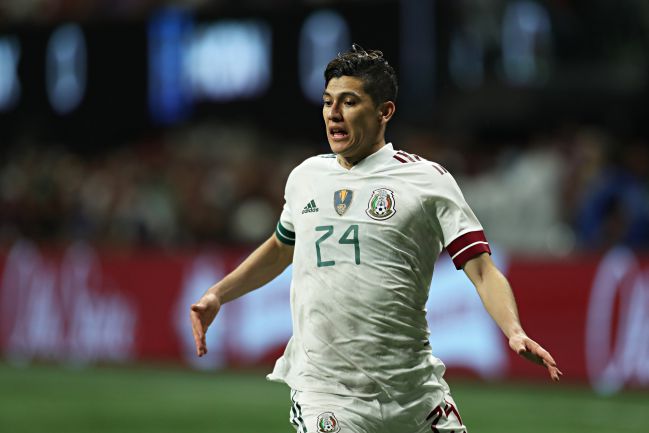 Gerardo Arteaga en un partido con la Selección Mexicana