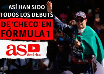 Así han sido todos los debuts de 'Checo' Pérez en Fórmula 1