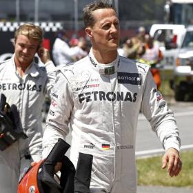 Schumacher gafado en 2012 Schumacher gafado en 2012