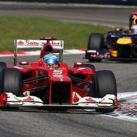 Vettel, Alonso y Kimi: lo caro es adelantarse Vettel, Alonso y Kimi: lo caro es adelantarse