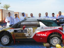Citroën se presenta en Abu Dhabi con el español Dani Sordo Citroën se presenta en Abu Dhabi con el español Dani Sordo