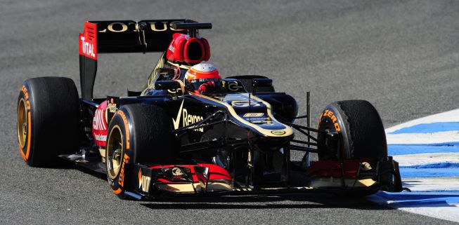 Grosjean y su Lotus dominan
en el segundo día de Jerez