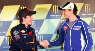 Lorenzo solicitó una advertencia de puntos para Márquez