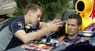Vettel: "Estos Pirelli es como llevar esquís de madera"
