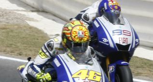 Montmeló ardió en 2009 con Valentino Rossi y Lorenzo