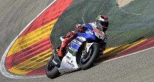 Lorenzo mete miedo en el test
de Alcañiz y pulveriza la pole