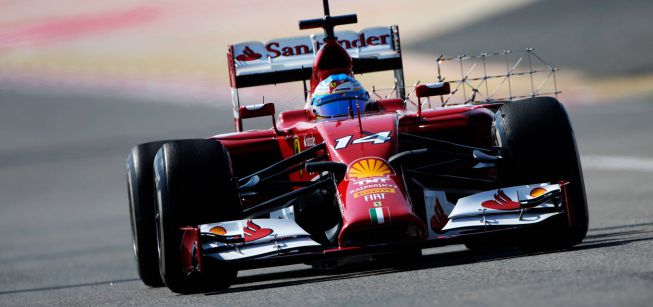 Alonso acaba segundo en el primer día de test en Bahrain