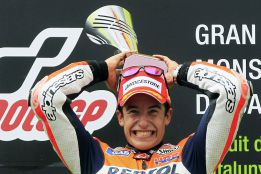 Márquez, también el más rápido en los test de Montmeló