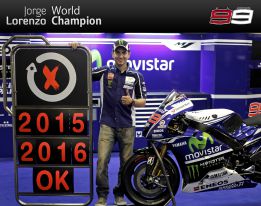 Jorge Lorenzo, feliz por seguir en Yamaha.