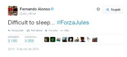 Alonso dice que le