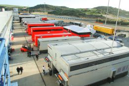 Alonso, Vettel y Sainz en el primer día de test en Jerez