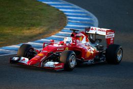 Vettel, el primero en saltar a la pista en los test de Jerez