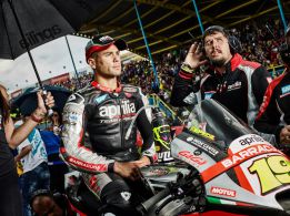 Bautista: "La Aprilia nueva no estará para el test de Sepang"