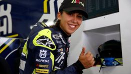 María Herrera está a un paso de seguir en el Mundial de Moto3
