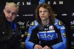 El debutante Bulega sorprende con el mejor tiempo en Jerez