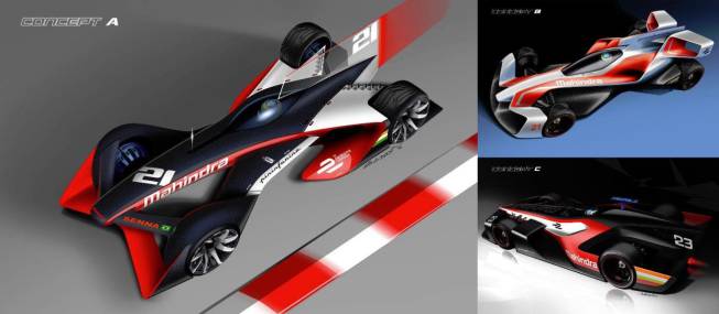 ¿El Fórmula E del futuro? Así es el diseño ideado por Mahindra.