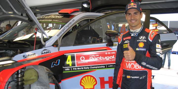Sordo arranca segundo y con ganas en el Rally de Portugal.