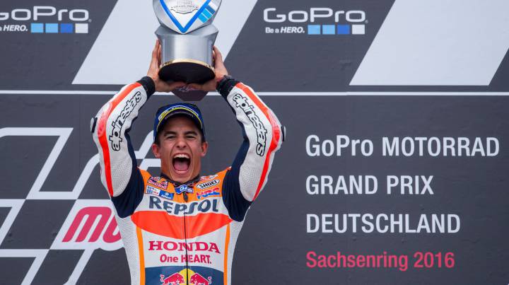 Márquez: "Cuando pude cambié de moto y arriesgué mucho".