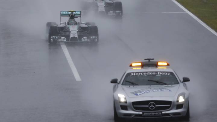 La F1 quiere volver a la salida tradicional en agua
