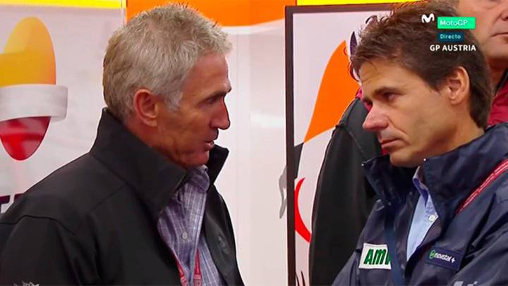 El 'zasca' de Crivillé a Doohan en el box del Repsol Honda