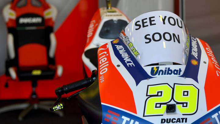 Iannone: "Arruinan mi última carrera en Italia con Ducati"