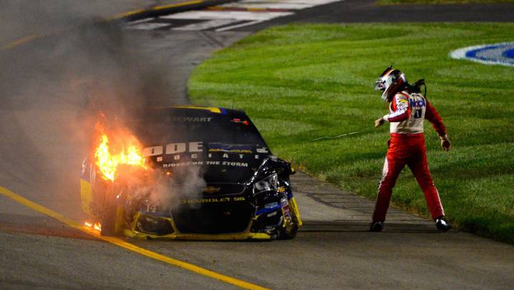 Espectacular: colisión en la NASCAR con siete implicados