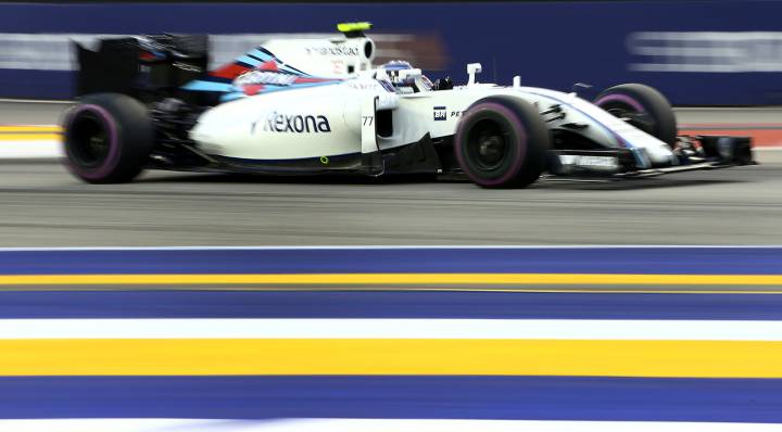 Bottas pilotó sin cinturón de seguridad a más de 300 km/h en la F1 de Singapur
