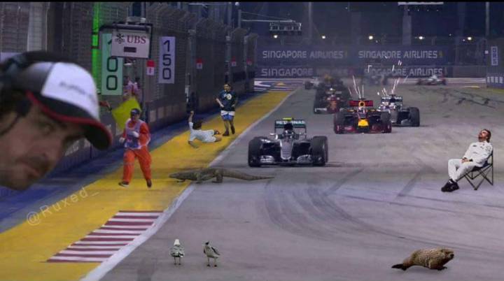 Magnussen resume Singapur: varano, comisario... y Alonso