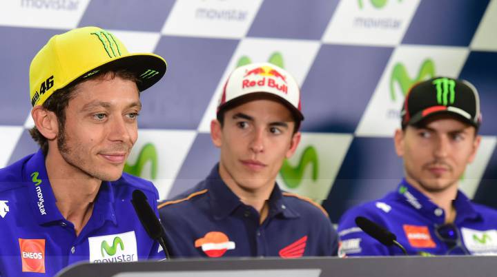 Rossi y Lorenzo no se saludan en la rueda de prensa