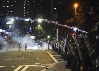 Los disturbios en Charlotte dañan la sede de la NASCAR