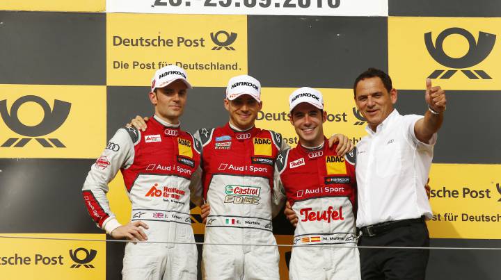 Miguel Molina sube al podio en el festival de Audi