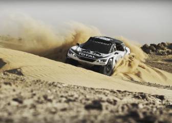 El Peugeot de Carlos Sainz y el 'Dream Team' ya devora arena