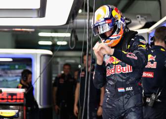 Verstappen sufrió un mareo al deshidratarse tras los Libres 1