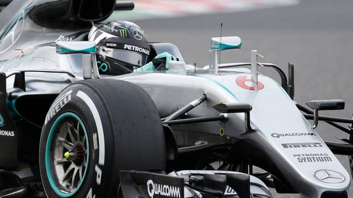 Rosberg gana la pole a Hamilton y Sainz y Alonso se quedan en Q2.