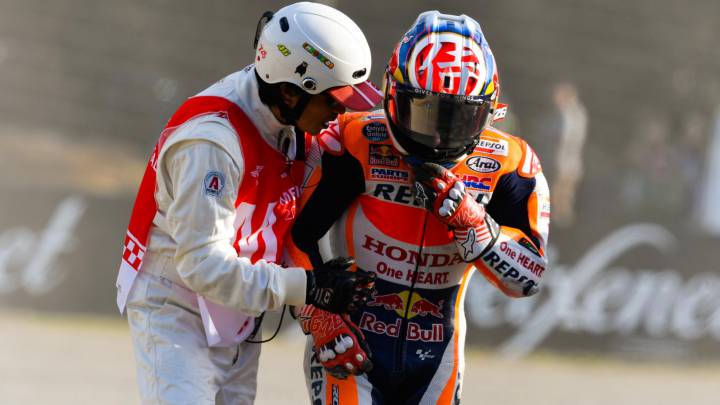 16 percances de Dani Pedrosa para un total de 31 lesiones