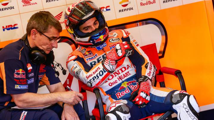 Honda y Michelin ven goma fría en la caída de Pedrosa