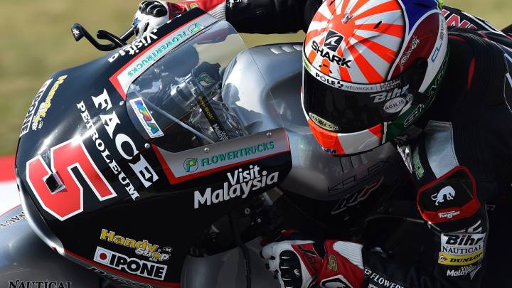 Pole estratosférica de Zarco con Axel Pons 3º y Rins desaparecido.