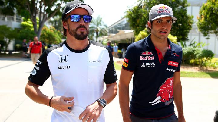 Fernando Alonso y Carlos Sainz