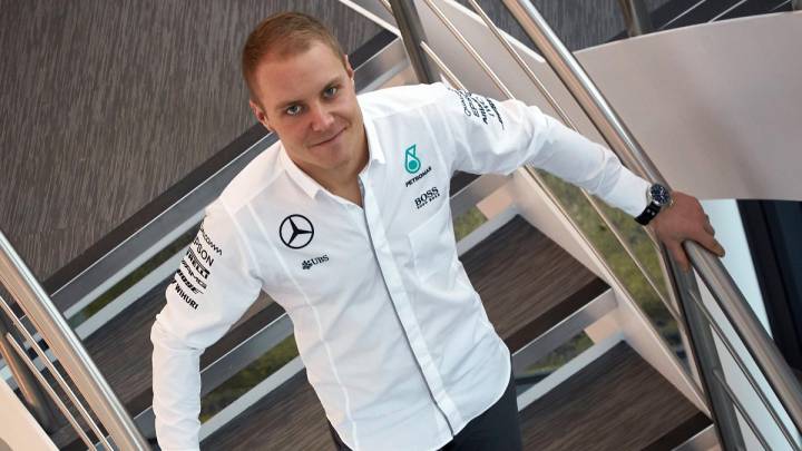 Valtteri Bottas, nuevo piloto del equipo Mercedes como sustituto de Nico Rosberg.