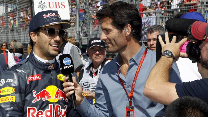 Webber todavía ve a Ricciardo con ventaja sobre Verstappen