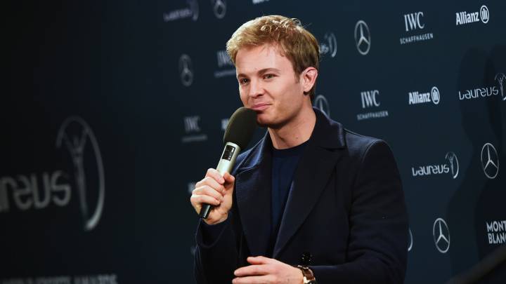 Rosberg, en los Laureus.