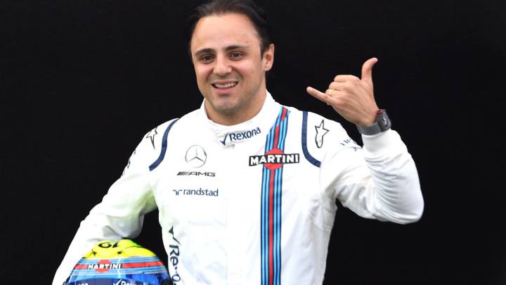 Felipe Massa, de Williams, posa antes de la sesión clasificatoria del GP de Australia.