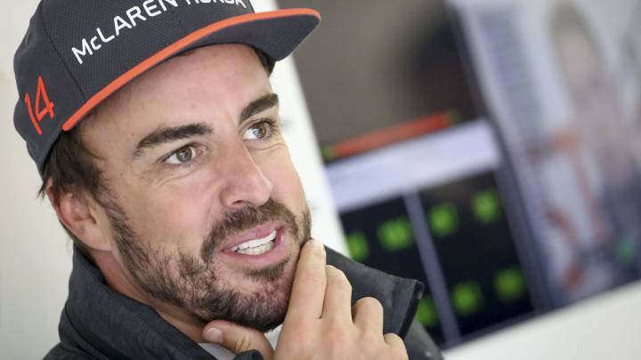 Fernando Alonso en China.