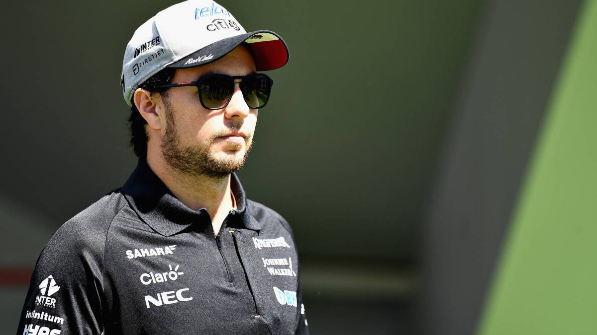 Sergio Pérez, piloto de Force India, en Barcelona.