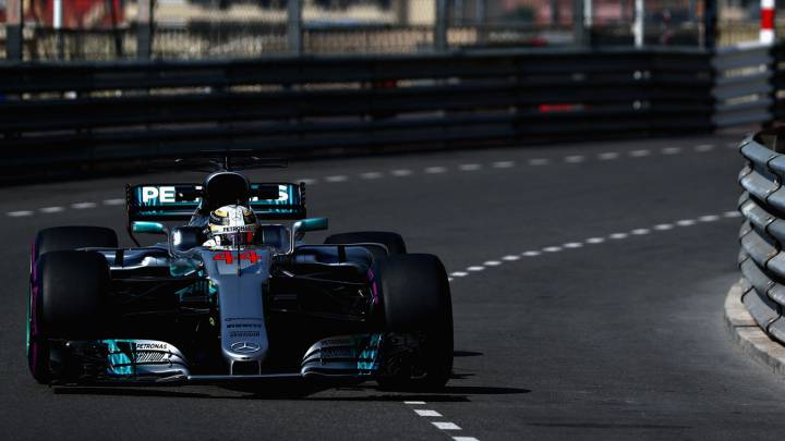 Lewis Hamilton en Mónaco. F1.