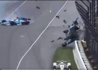 Espeluznante accidente de Dixon sin consecuencias físicas